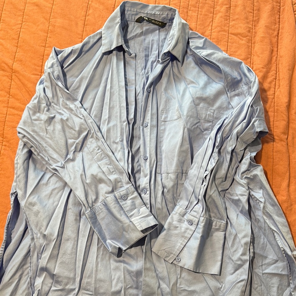 Light Blue Button-Up Shirt